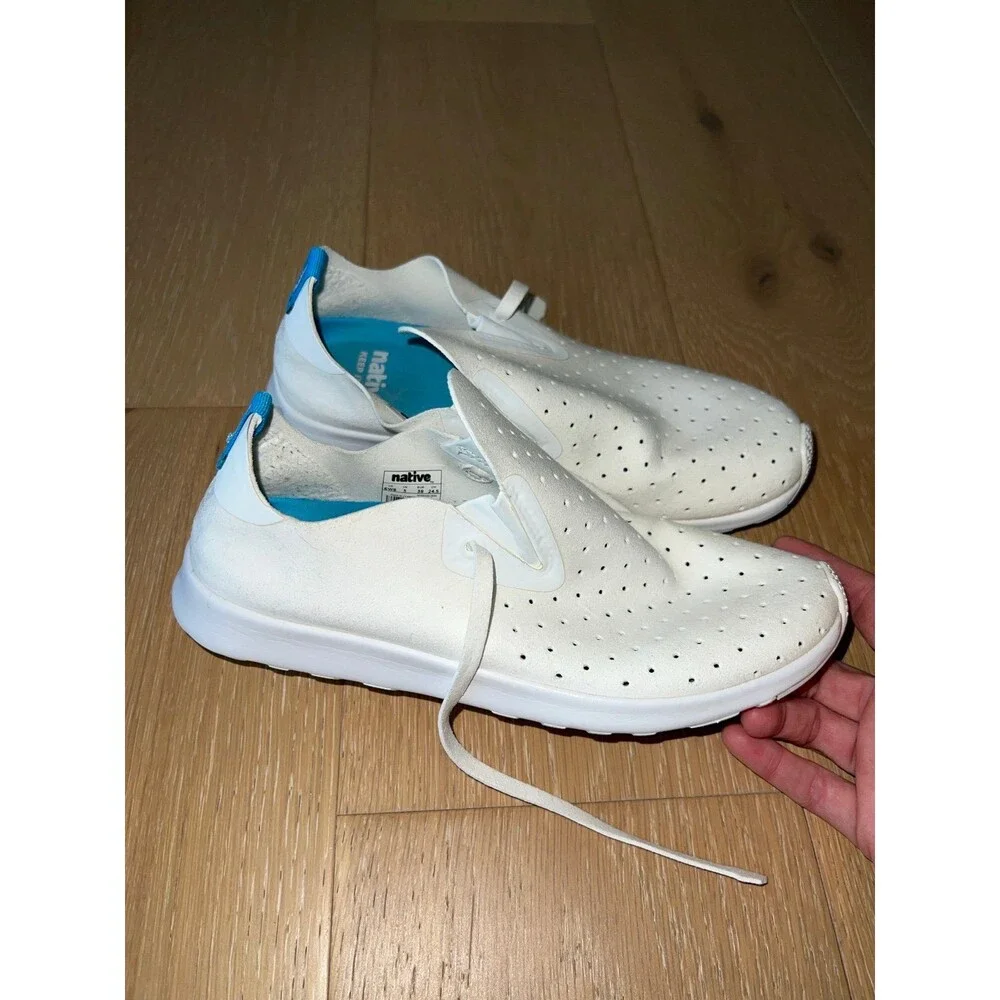 Native Brand Keep It Lite Apollo Moc White Shoes sz 6 Women’s - Picture 5 of 8